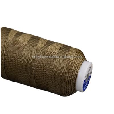 China Abrasion Resistance 250D/3 80tex 30ticket 100% Polyester Filament Sewing Thread Continuous Spool For T Shirt for sale