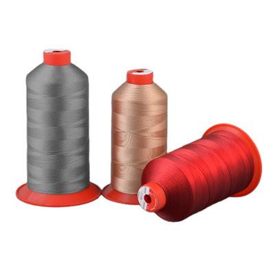 China High Abrasion Resistance 840D/3 Tenacity Leather Use Filament Polyester Sewing Thread 270tex 10tickets for sale