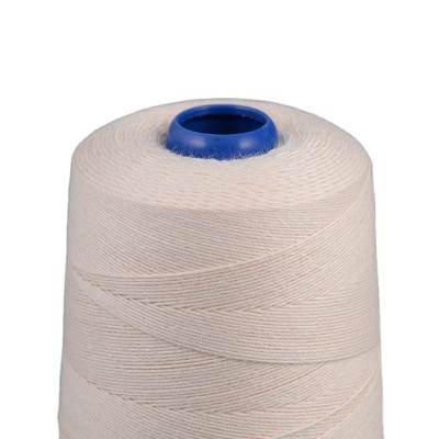 China Low Shrinkage 20S/2 Raw White Color 100% Cotton Sewing Yarn for sale