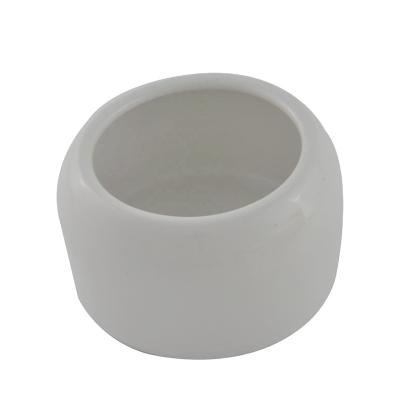 China Sustainable Hot Sale White Easy-To-Clean Round Ceramic Poultry Ceramic Feeder for sale