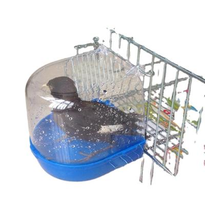 China Sheet Shaped Cage Bird Bathtub Viable Pet Dish For Bird for sale