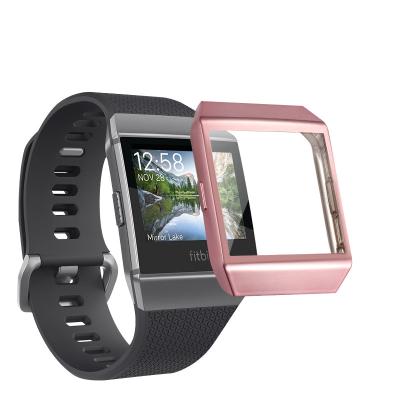 China Protective Smart Watch TPU Smart Watch Case Chromed Case Bumper Cover Without Screen Protector For Fitbit Ionic for sale