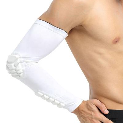 China Amazon Hot Sales Breathable EVA Padded Compression Forearm Guard Arm Warmers Sleeve for sale