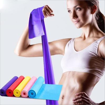 China Strong Durable Latex Yoga Stretching Strap Yoga Resistance Bands for sale