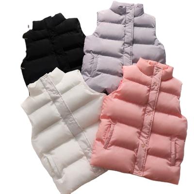 China Autumn Winter Sleeveless Bread Cotton Fashionable Padded Women's Breathable Jacket and Coat for sale