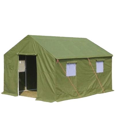 China Camouflage Game Premium / Field 12 oz Canvas Wall Tent Water Proof Winter Proof Military Tent for sale