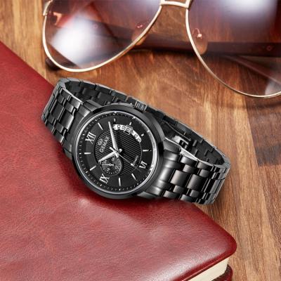 China New Arrivals Date Automatic Men Watch Famous Brand Luxury Top Men's Fashion Casual Dress Watch Quartz Wristwatches for sale