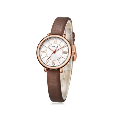 China Day/Date Fashion Ladies Watches Watch Modern Stainless Steel Women Leather Strap OEM Watches for sale