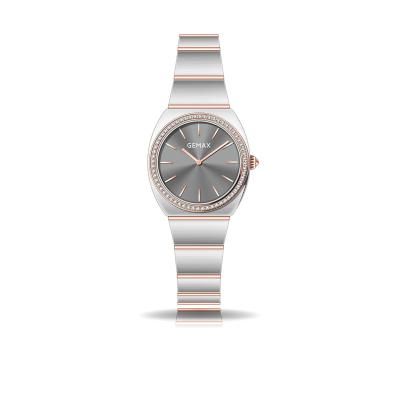 China Non-specific logo luxury custom watch for women luxury classic design OEM business watch steel woman for sale