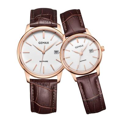 China Stunning Attractive Automatic Date 2018 Couple Wrist Watch For Lovers for sale