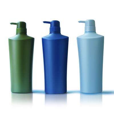 China Cosmetic Plastic Packaging Bottles HDPE Plastic Empty Shampoo Bottle 520ml Shower Gel Bottle With Pump Skin Care Packaging for sale