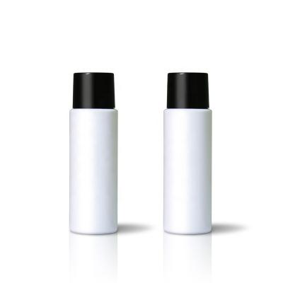 China Hot sale 30ml matte white plastic cosmetic bottle for gel with screw lid for hotel for sale