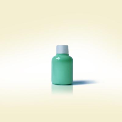 China High Quality Cosmetic Round 50ml Cosmetic Bottle With Screw Lid For Shower Gel for sale