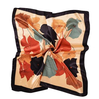 China Wholesale Square Large Square Satin Silk Like Lightweight Women Headscarfs for sale