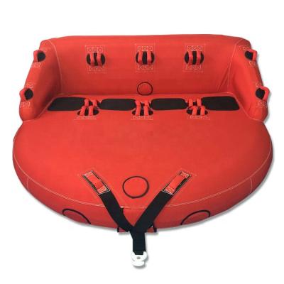 China Durable Water Ski 1 2 3 4 Rider Inflatable Water Ski Towable Tube Sofa For The Crazy Water Sports Person for sale