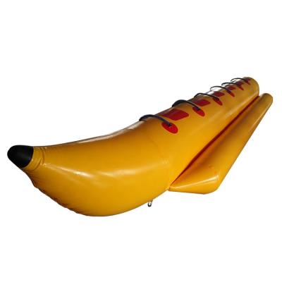 China Durable Water Ski Tarpaulin PVC 3 4 5 6 Rider Inflatable Banana Boat For Water Sports Person for sale