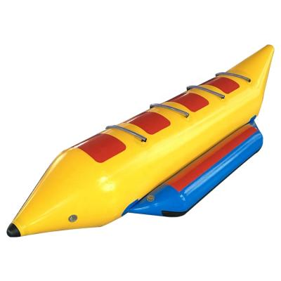 China Water Ski Used 4 Rider Inflatable Banana Water Ski PVC Boat with Factory Price for sale