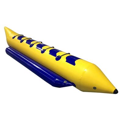 China Durable Tarpaulin Water Ski PVC 5 Rider Inflatable Towable Banana Boat With Low Price for sale