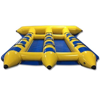 China Commercial Water Ski 12 Person PVC Fly Fish Inflatable Banana Boat With Factory Price for sale