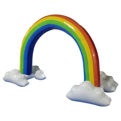 China Beautiful Inflatable Water Party Rainbow Arch Bridge for Water Party for sale