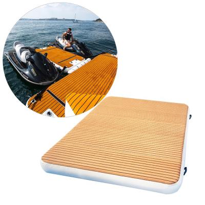 China Low MOQ Swim Jet Ski Platform Pontoon Inflatable Float Dock with Cheap Price for sale