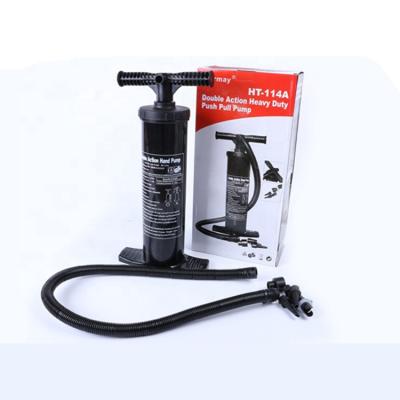 China Inflate good quality plastic inflatable product two way hand compressor for sale for sale