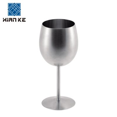 China 12oz China manufacturer mirror stainless steel modern champagne goblet glass mug for sale