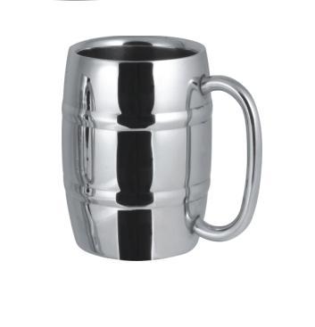 China 18oz 16oz 10oz 8oz Quality Stainless Steel Viable Hot Wine Mug Double Wall Beer Mug Mug for sale