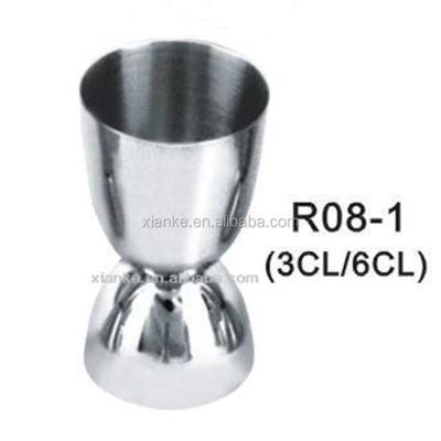 China Sustainable High Quality Small 3CL 6CL Stainless Steel Cocktail Measure for sale