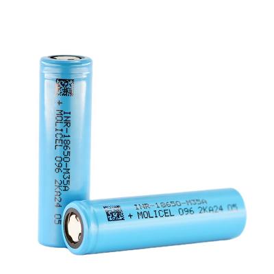 China Toys ready for ship brand cell 3.7v 3500mah 18650 Molicel M35a 18650 cells for battery pack for sale