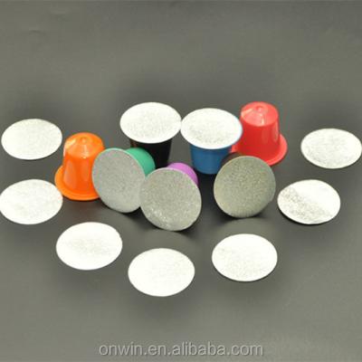 China seal & Closing Espresso Capsules Coffee Lids / Coffee Capsules Foil Covers for sale