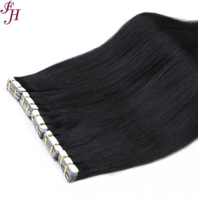 China Hot Sale 100% Virgin Remy Hair Extension FH Real Hair Extensions Tape Double Side Hair Tape In Hair Extensions Double Drawn Tape for sale