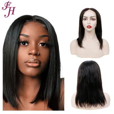 China Wholesale Colored Brazilian Remy Hair Wig 12 Inch Wave FH Silky Straight Hair Vendors Indian Lead Wigs for sale