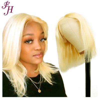 China Wholesale Silky Straight Bob Wig Lace Closure Supplier Short Wave FH Brazilian Hair Wigs Silky Straight Bob Wigs For African Women for sale