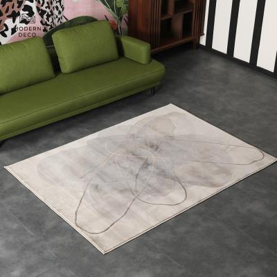 China Stain 8x15 Heavy Duty Rug 9x12 Living Room Rug Modern Large Rug 8x10 Polyester Weave Washable Flat Gray Beige Brown Custom Made for sale