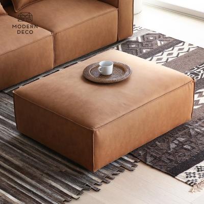 China Rearranging Custom Oversized Cube Square Fabric Modular Stool Large Upholstered Seating Pouf for sale