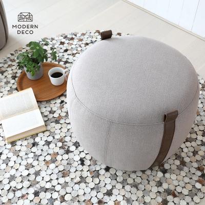 China Modern Deco Tufted Fabric Velvet Stool Foot Stool Pouf Sofa Stool Customized Wholesale for sale