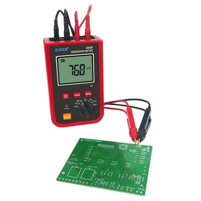 China DC Low Value Accurate Portable Transformer Resistor ETCR3640 High Low Value Resistance Tester for sale