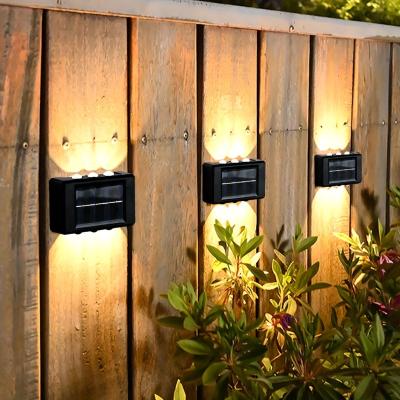 China Garden Orlite Solar Outdoor Lights IP65 Waterproof 6 LED Up and Down Wall Lamp Dusk To Dawn Outdoor Wall Light  Warm Light for sale