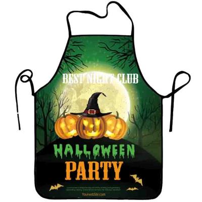 China SANITARY specialization in the production of ordinary cheap apron neck style Halloween kitchen apron for sale