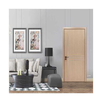 China Israel Simple Waterproof Bedroom Door Design WPC Waterproof Panel Door for sale