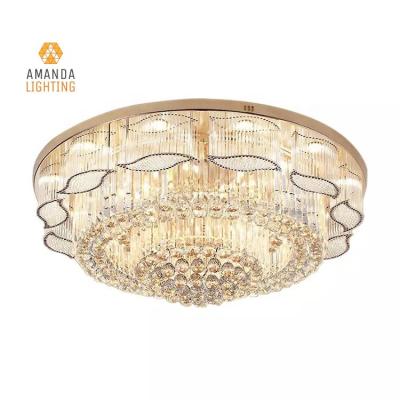 China New Arrival Crystal Glass Ceiling Lamp For Home Outdoor Mounted Modern Led Dining Room Decor for sale