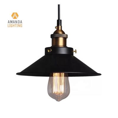 China Retro Multi Modern Loft Decor Home Hotel Industrial Color E27 Rebate Iron Pendant Light For Bar Cafe for sale