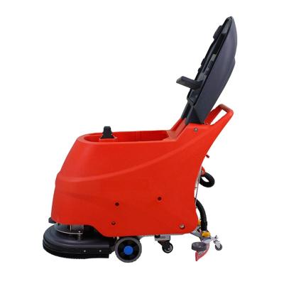 China Hotels LB-WB510 Small Electric Floor Washer Machine Single Cleaning Brush Walk-Behind Floor Scrubber for sale