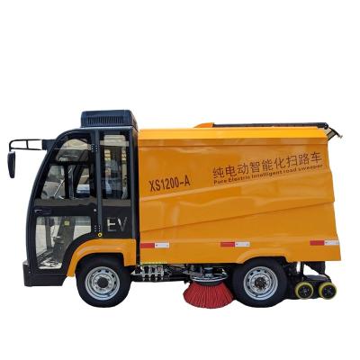 China LB-4WPET4000 Hotels Outdoor Floor Cleaning Machine Vacuum Driving Ride On Road Sweeper Machine Street Floor Sweeper For Sale for sale