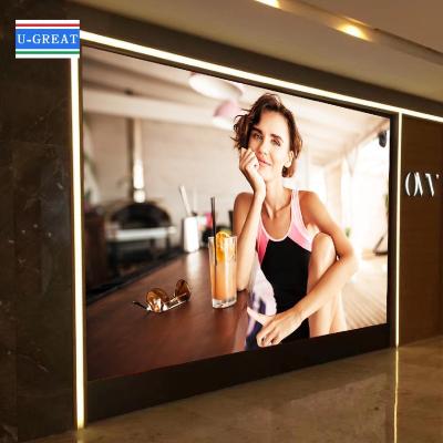 Chine Background Indoor LED Video Wall Super Thin P4  SMD2121  9500K-11500K à vendre