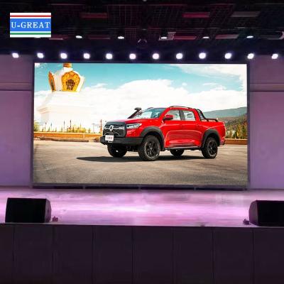 Chine Advertising Indoor LED Video Wall SMD2121 9500K-11500K Full Color à vendre