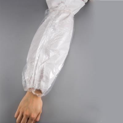 China Wholesale cheap disposable pe plastic waterproof transparent oversleeve for sale