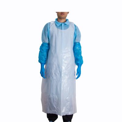 China Raincoat ; Disposable plastic apron disposable/single sale hot wholesale eco-friendly apron for sale