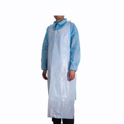 China Raincoat ; Disposable/Unique CPE PE Plastic Waterproof Aprons For Hospital for sale